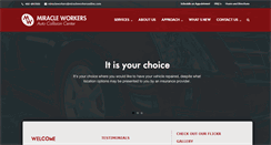 Desktop Screenshot of miracleworkersonline.com