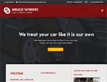 Tablet Screenshot of miracleworkersonline.com